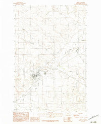 Circle Montana Historical topographic map, 1:24000 scale, 7.5 X 7.5 Minute, Year 1983