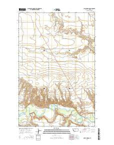 Circle Bridge Montana Current topographic map, 1:24000 scale, 7.5 X 7.5 Minute, Year 2014