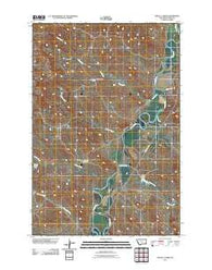 Circle L Creek Montana Historical topographic map, 1:24000 scale, 7.5 X 7.5 Minute, Year 2011