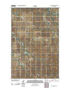 Circle Reservoir Montana Historical topographic map, 1:24000 scale, 7.5 X 7.5 Minute, Year 2011