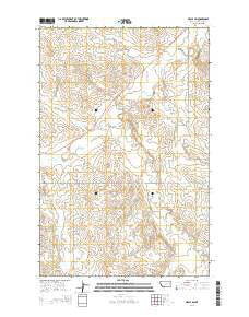 Circle SW Montana Current topographic map, 1:24000 scale, 7.5 X 7.5 Minute, Year 2014