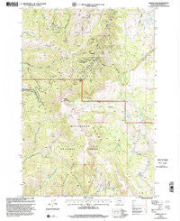 Cirque Lake Montana Historical topographic map, 1:24000 scale, 7.5 X 7.5 Minute, Year 1997
