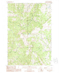 Cirque Lake Montana Historical topographic map, 1:24000 scale, 7.5 X 7.5 Minute, Year 1988