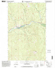 Clark Mountain Montana Historical topographic map, 1:24000 scale, 7.5 X 7.5 Minute, Year 1997