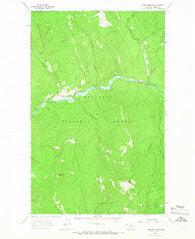 Clark Mountain Montana Historical topographic map, 1:24000 scale, 7.5 X 7.5 Minute, Year 1963