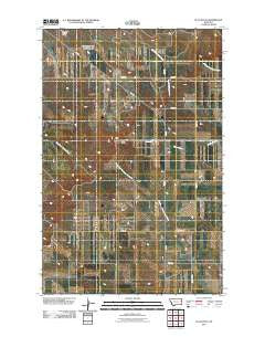 Clay Butte Montana Historical topographic map, 1:24000 scale, 7.5 X 7.5 Minute, Year 2011