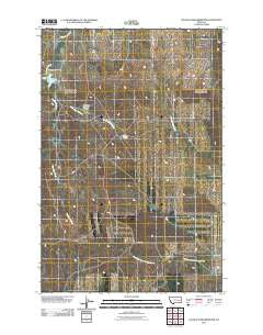 Clear Water Reservoir Montana Historical topographic map, 1:24000 scale, 7.5 X 7.5 Minute, Year 2011