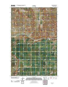 Cleiv Montana Historical topographic map, 1:24000 scale, 7.5 X 7.5 Minute, Year 2011