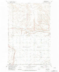 Cleiv Montana Historical topographic map, 1:24000 scale, 7.5 X 7.5 Minute, Year 1983