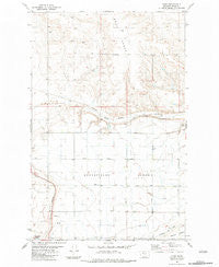 Cleiv Montana Historical topographic map, 1:24000 scale, 7.5 X 7.5 Minute, Year 1983