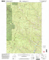 Cleveland Mountain Montana Historical topographic map, 1:24000 scale, 7.5 X 7.5 Minute, Year 1999