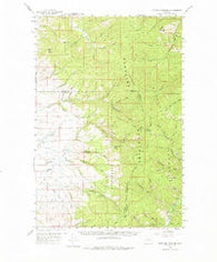 Cleveland Mountain Montana Historical topographic map, 1:62500 scale, 15 X 15 Minute, Year 1959
