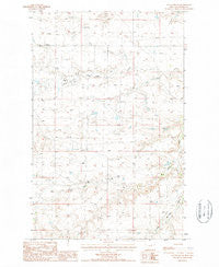 Cleveland NE Montana Historical topographic map, 1:24000 scale, 7.5 X 7.5 Minute, Year 1987