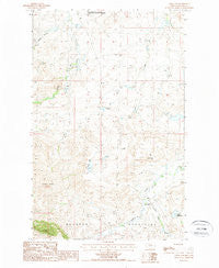 Cleveland Montana Historical topographic map, 1:24000 scale, 7.5 X 7.5 Minute, Year 1987