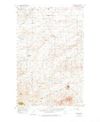 Cleveland Montana Historical topographic map, 1:62500 scale, 15 X 15 Minute, Year 1956