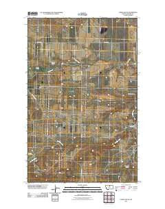 Cleveland NE Montana Historical topographic map, 1:24000 scale, 7.5 X 7.5 Minute, Year 2011
