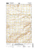 Cleveland NE Montana Current topographic map, 1:24000 scale, 7.5 X 7.5 Minute, Year 2014