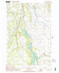 Cliff Lake Montana Historical topographic map, 1:24000 scale, 7.5 X 7.5 Minute, Year 1988