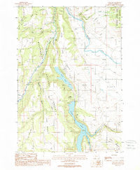 Cliff Lake Montana Historical topographic map, 1:24000 scale, 7.5 X 7.5 Minute, Year 1988