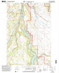 Cliff Lake Montana Historical topographic map, 1:24000 scale, 7.5 X 7.5 Minute, Year 1997