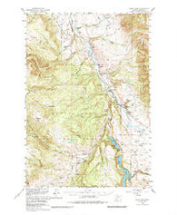 Cliff Lake Montana Historical topographic map, 1:62500 scale, 15 X 15 Minute, Year 1950