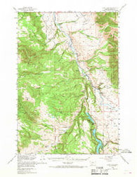 Cliff Lake Montana Historical topographic map, 1:62500 scale, 15 X 15 Minute, Year 1950