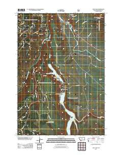 Cliff Lake Montana Historical topographic map, 1:24000 scale, 7.5 X 7.5 Minute, Year 2011