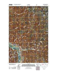Clinton Montana Historical topographic map, 1:24000 scale, 7.5 X 7.5 Minute, Year 2011