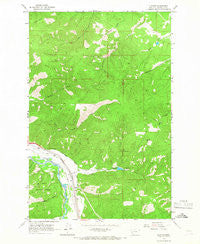 Clinton Montana Historical topographic map, 1:24000 scale, 7.5 X 7.5 Minute, Year 1965