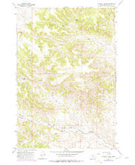 Clubfoot Creek Montana Historical topographic map, 1:24000 scale, 7.5 X 7.5 Minute, Year 1967