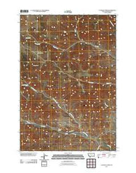 Clubfoot Creek Montana Historical topographic map, 1:24000 scale, 7.5 X 7.5 Minute, Year 2011