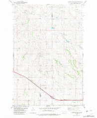 Cluster Buttes SE Montana Historical topographic map, 1:24000 scale, 7.5 X 7.5 Minute, Year 1982