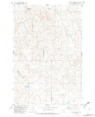 Cluster Buttes Montana Historical topographic map, 1:24000 scale, 7.5 X 7.5 Minute, Year 1982