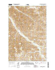Cluster Buttes NW Montana Current topographic map, 1:24000 scale, 7.5 X 7.5 Minute, Year 2014