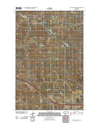 Cluster Buttes SE Montana Historical topographic map, 1:24000 scale, 7.5 X 7.5 Minute, Year 2011