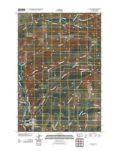 Clyde Park Montana Historical topographic map, 1:24000 scale, 7.5 X 7.5 Minute, Year 2011