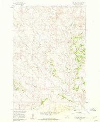 Coal Bank Creek Montana Historical topographic map, 1:24000 scale, 7.5 X 7.5 Minute, Year 1960
