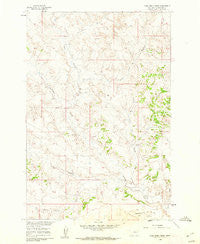 Coal Bank Creek Montana Historical topographic map, 1:24000 scale, 7.5 X 7.5 Minute, Year 1960