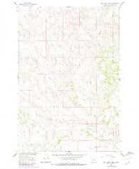 Coal Bank Creek Montana Historical topographic map, 1:24000 scale, 7.5 X 7.5 Minute, Year 1960