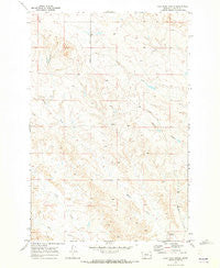 Coal Bank Spring Montana Historical topographic map, 1:24000 scale, 7.5 X 7.5 Minute, Year 1969