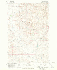 Coal Creek Montana Historical topographic map, 1:24000 scale, 7.5 X 7.5 Minute, Year 1967