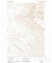 Coal Mine Hill Montana Historical topographic map, 1:24000 scale, 7.5 X 7.5 Minute, Year 1965