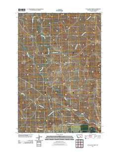 Coal Bank Creek Montana Historical topographic map, 1:24000 scale, 7.5 X 7.5 Minute, Year 2011