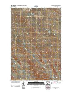 Coal Bank Spring Montana Historical topographic map, 1:24000 scale, 7.5 X 7.5 Minute, Year 2011
