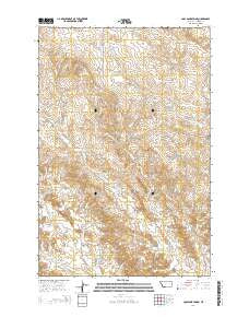 Coal Bank Spring Montana Current topographic map, 1:24000 scale, 7.5 X 7.5 Minute, Year 2014