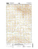 Coal Mine Creek West Montana Current topographic map, 1:24000 scale, 7.5 X 7.5 Minute, Year 2014