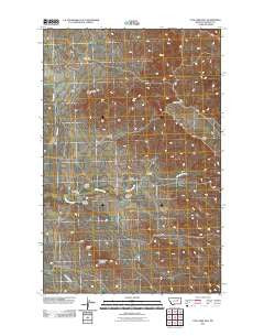Coal Mine Hill Montana Historical topographic map, 1:24000 scale, 7.5 X 7.5 Minute, Year 2011