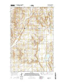 Coalridge Montana Current topographic map, 1:24000 scale, 7.5 X 7.5 Minute, Year 2014