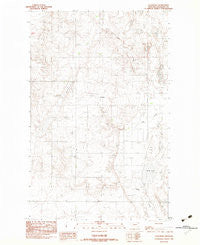 Coalridge Montana Historical topographic map, 1:24000 scale, 7.5 X 7.5 Minute, Year 1983