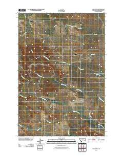 Coalwood Montana Historical topographic map, 1:24000 scale, 7.5 X 7.5 Minute, Year 2011